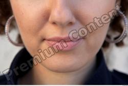 Mouth Woman Casual Average Street photo references